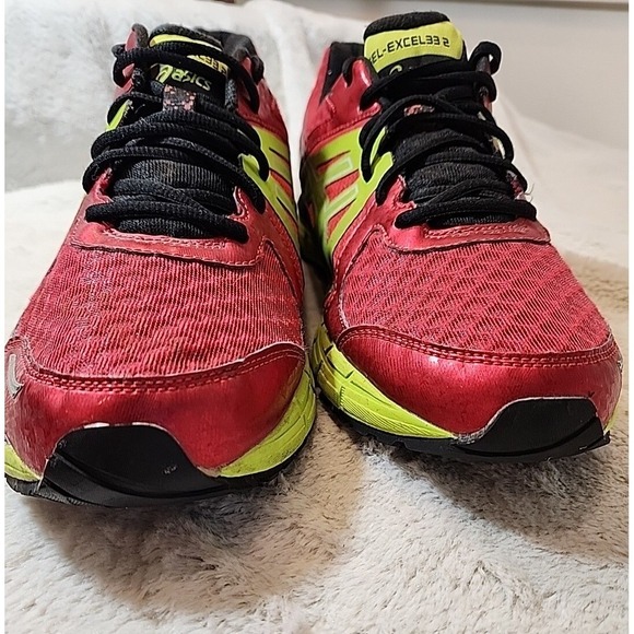 ASICS‎ GEL-Excel 33 2 Men\'s Red Neon Running Shoes Size 11 T315N main image 4